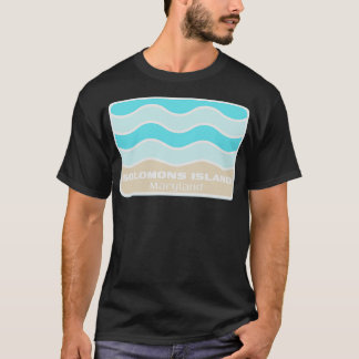 Camiseta Isla de los Solomones, Maryland, estrellando una o