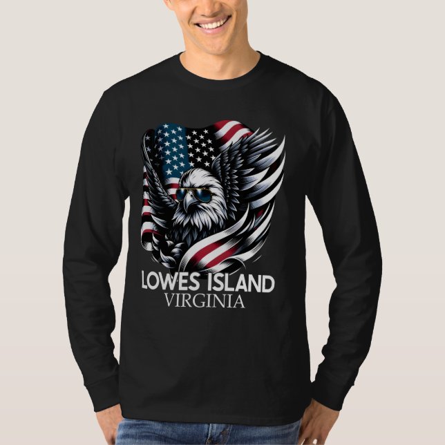 Camiseta Isla De Lowes Virginia 4 De Julio Estados Unidos F (Anverso)