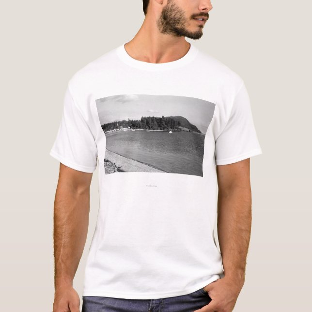 Camiseta Isla de Lummi, WA - vista de la fotografía de la (Anverso)