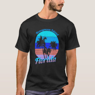 Camiseta Isla de luna de miel Florida Palmeras Tropicales R