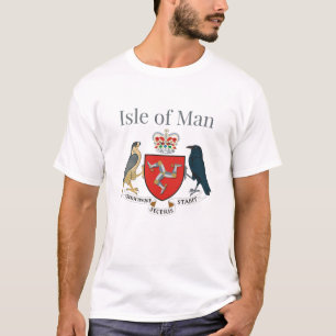 Camiseta Isla de Man/escudo de armas