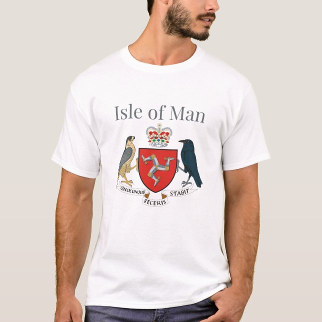 Camiseta Isla de Man/escudo de armas (Anverso)