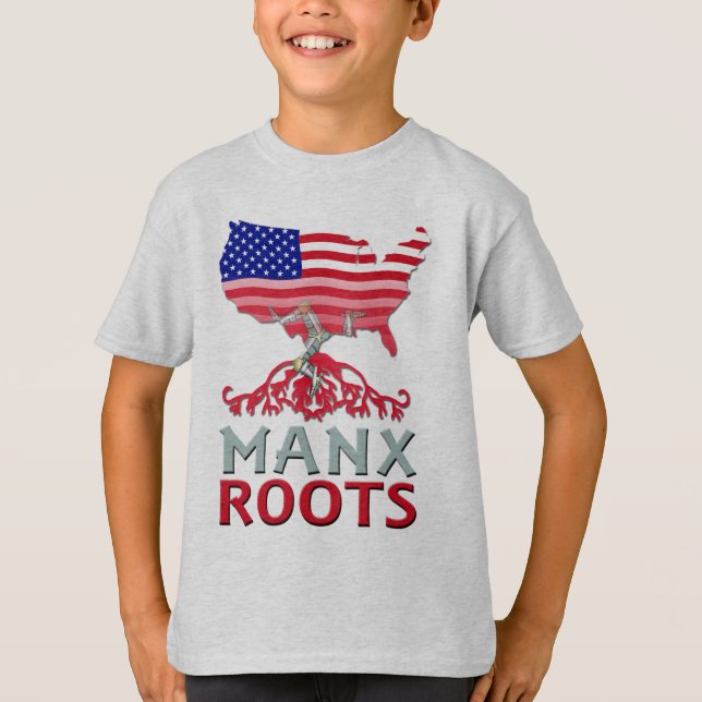 Camiseta Isla de Man Manx American (Anverso)
