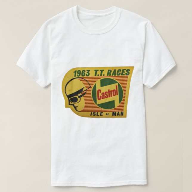 CAMISETA ISLA DE MANN TT VINTAGE 1963 (Diseño del anverso)