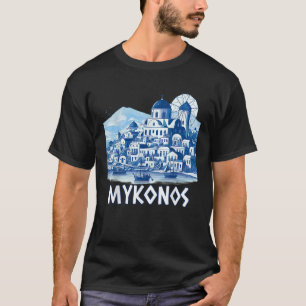 Camiseta Isla de Mykonos Grecia Regalo griego verano Vacati