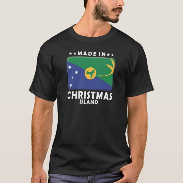 Camiseta Isla de Navidad hecha (Anverso)