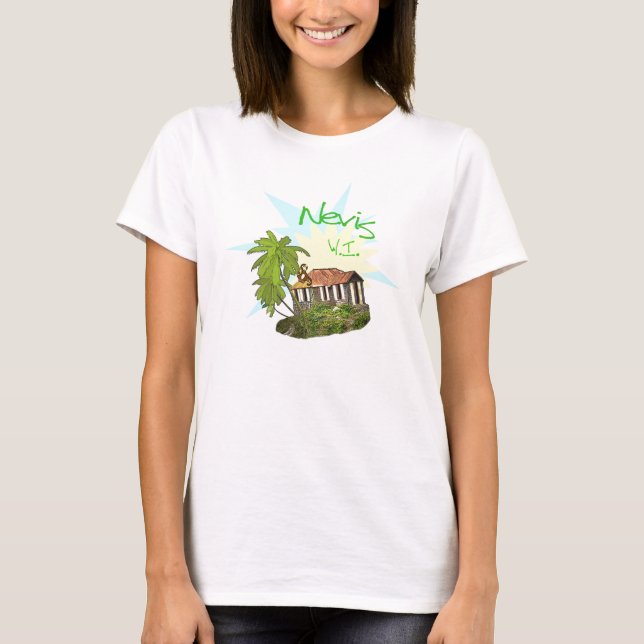 Camiseta Isla de Nevis (Anverso)