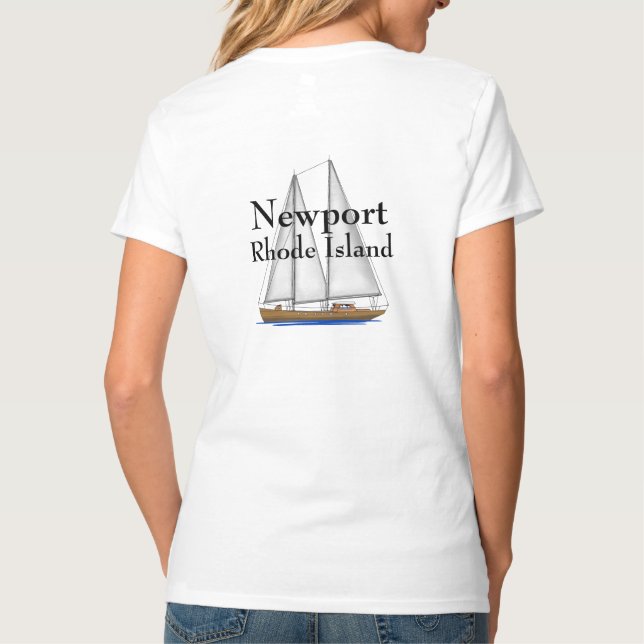 Camiseta Isla de Newport Rhode (Reverso)