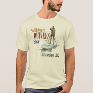 Camiseta Isla de Paddleboard Dewees, Charleston, SC