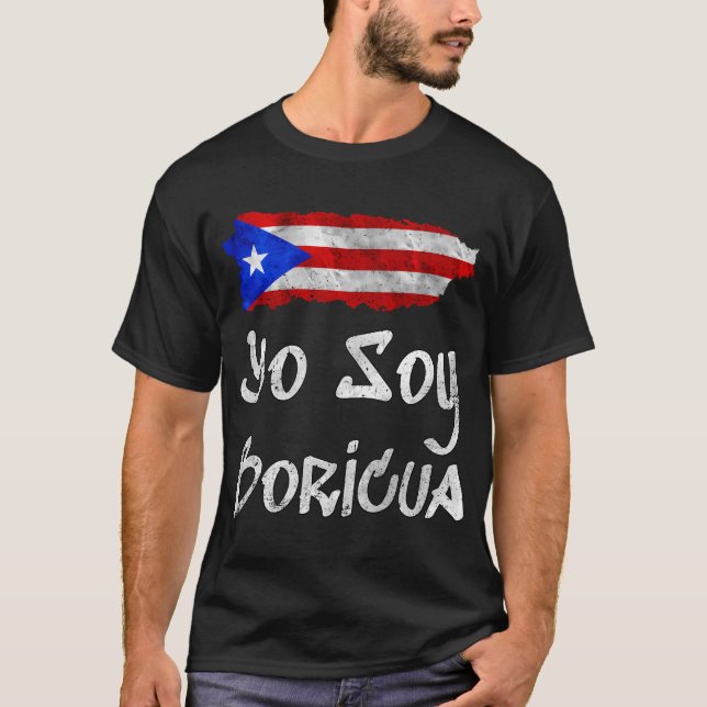 Camiseta Isla De Regalo De Yo Soy Boricua Tai, Bandera De P (Anverso)