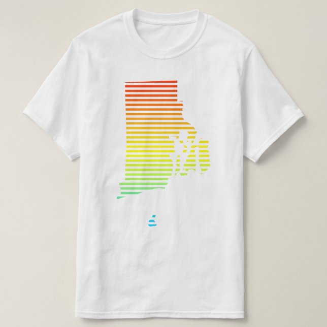 Camiseta isla de rhode chill fade (Diseño del anverso)