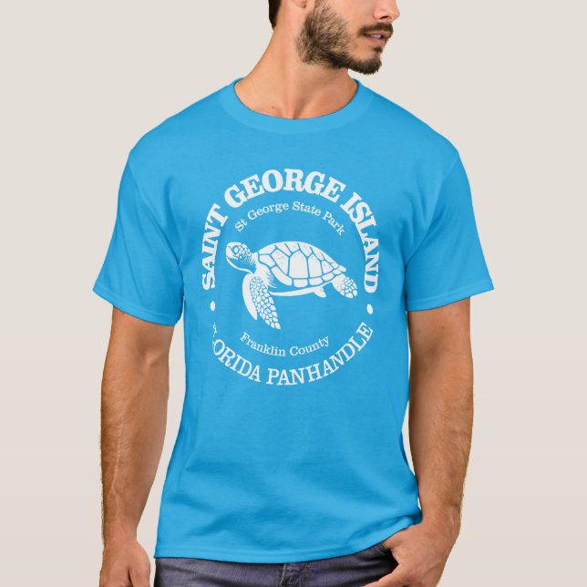 Camiseta Isla de San Jorge (tortuga marina) (Anverso)