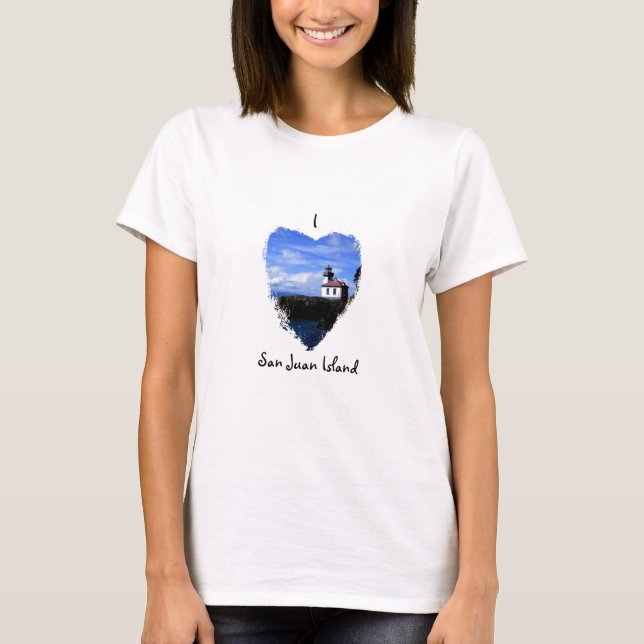 Camiseta Isla de San Juan del corazón I (Anverso)