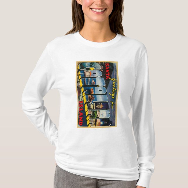 Camiseta Isla de Santa Catalina, California (Anverso)