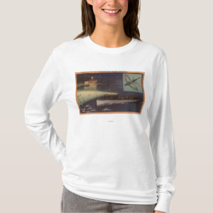 Camiseta Isla de Santa Catalina, casino de CA, pez volador