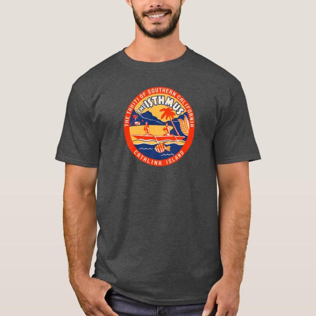 Camiseta Isla de Santa Catalina - dos puertos - el istmo (Anverso)