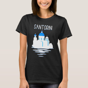 Camiseta Isla de Santorini Grecia Ellada Vertical Islas Gr