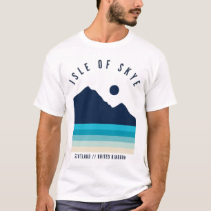 Camiseta Isla de Skye Escocia Retro Playa Vintage