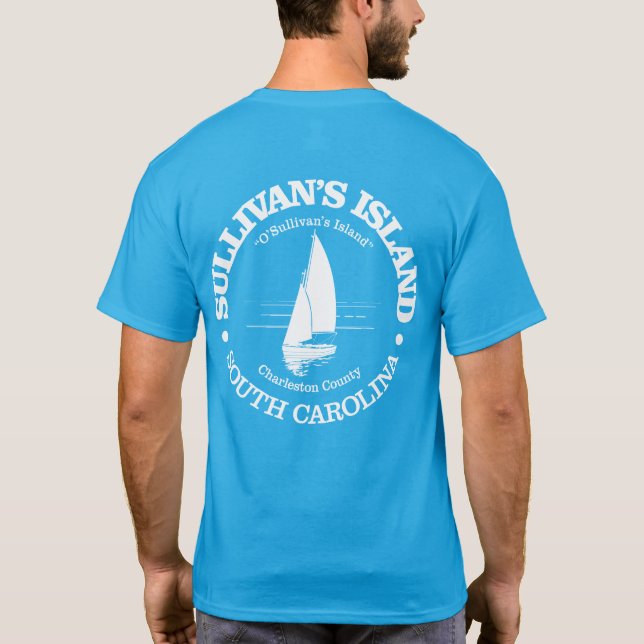 Camiseta Isla de Sullivan (velero) (Reverso)