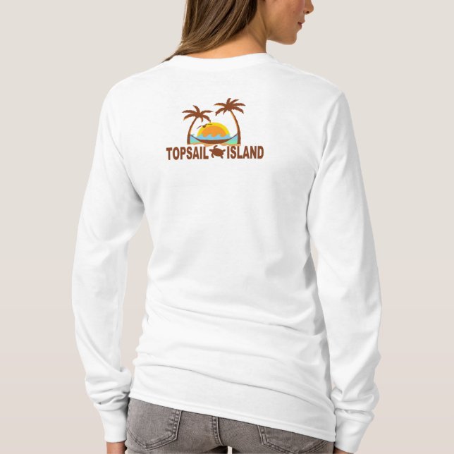 Camiseta Isla de Topsail (Reverso)