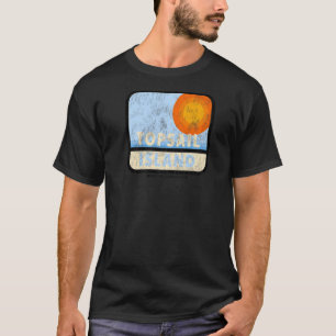 Camiseta Isla de Topsail, NC Summertime Vacation Sunrise