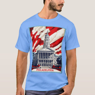 Camiseta Isla de Turismo de Filadelfia Estados Unidos