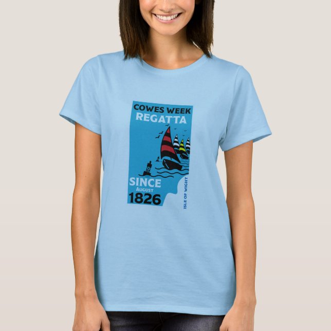 Camiseta Isla De Vacas De Regatta De Yate Blanco (Anverso)