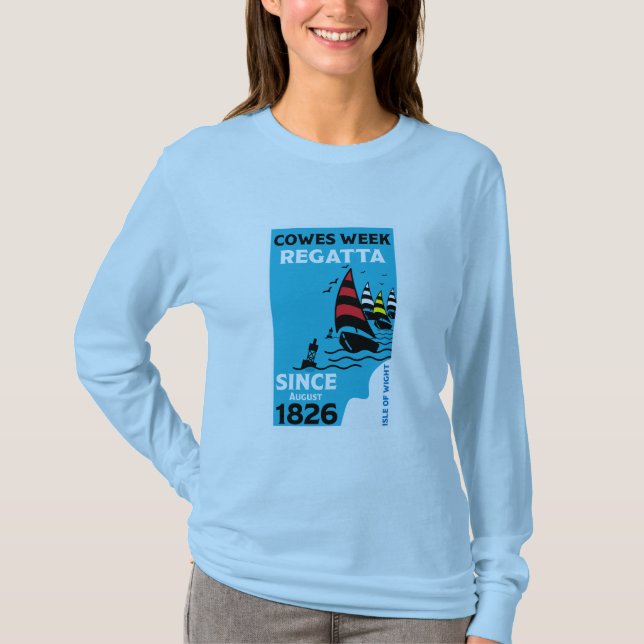 Camiseta Isla De Vacas De Regatta De Yate Blanco (Anverso)