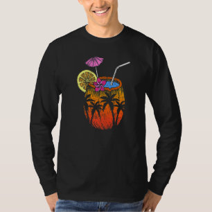 Camiseta Isla de verano Cocktail Cocktail Vacaciones Hawaii