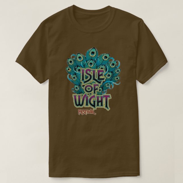 Camiseta Isla de Wight Festivalpeacock  (Diseño del anverso)