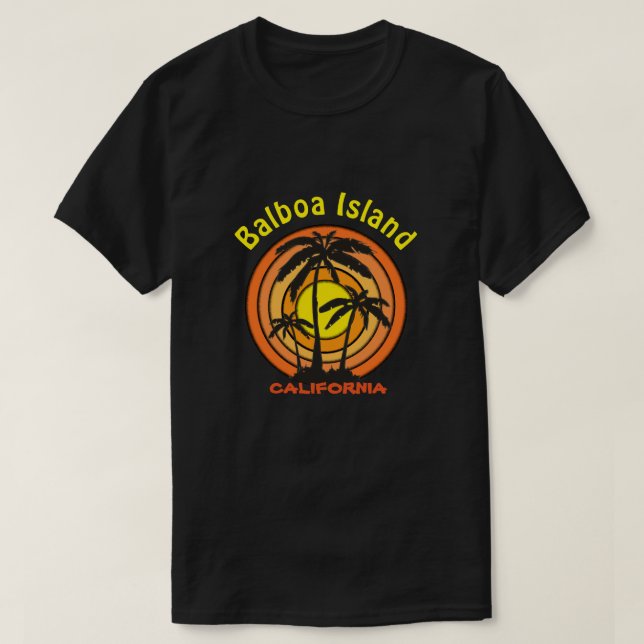 Camiseta Isla del balboa, CA (Diseño del anverso)