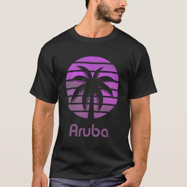 Camiseta Isla del Caribe de Aruba (Anverso)