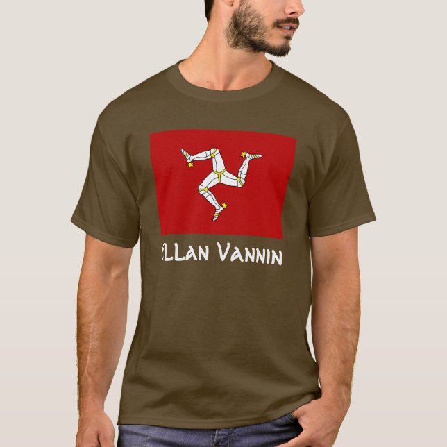 Camiseta Isla del hombre/de Ellan Vannin (Anverso)