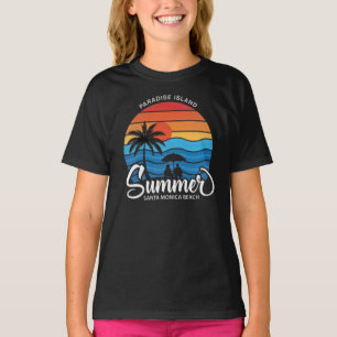 Camiseta Isla del Paraíso Playa Santa Mónica-35307