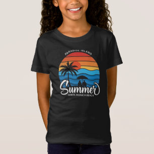 Camiseta Isla del Paraíso Playa Santa Mónica-35307