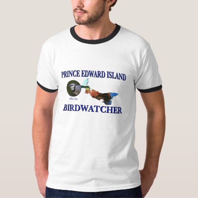 Camiseta Isla del Principe Eduardo Birdwatcher (Anverso)