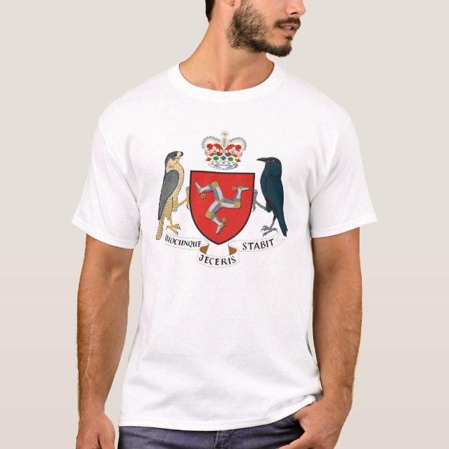 Camiseta Isla del símbolo oficial de la heráldica del (Anverso)