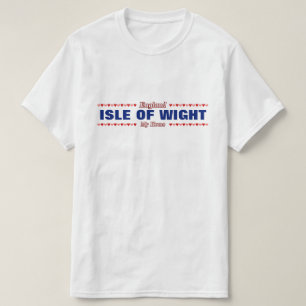 Camiseta ISLA del WIGHT - mi hogar - Inglaterra; Corazones