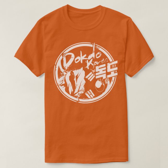 Camiseta Isla Dokdo Corea del Sur (Diseño del anverso)