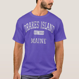 Camiseta Isla Drakes Maine ME Vintage
