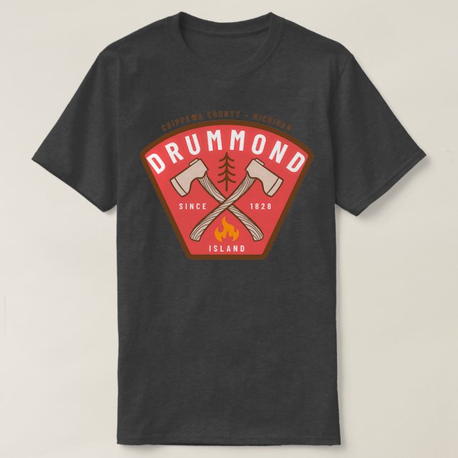 Camiseta Isla Drummond  (Diseño del anverso)