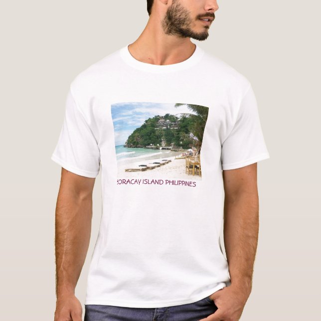 CAMISETA ISLA FILIPINAS DE BORACAY (Anverso)