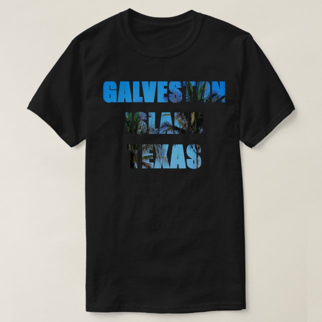 Camiseta Isla Galveston Teas Tee s  (Diseño del anverso)