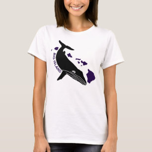 Camiseta Isla Grande - Islas Púrpura Hawái Humpback T-Shir