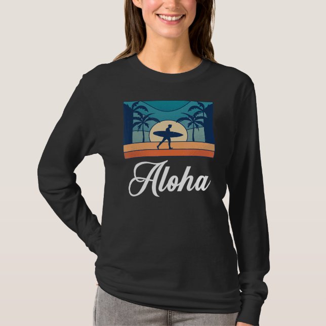 Camiseta Isla Grande Maui Kauai Oahu Vacaciones Aloha Hawai (Anverso)