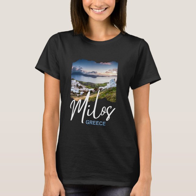 Camiseta Isla Grecia Milos (Anverso)