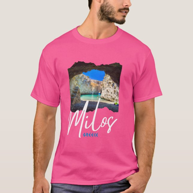 Camiseta Isla Grecia Milos (Anverso)