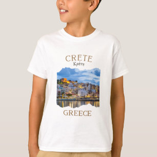 Camiseta Isla griega Creta Grecia con la ciudad de Rethimno