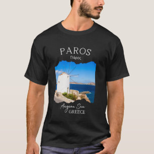 Camiseta Isla griega paros Grecia recuerdo de vacaciones gr