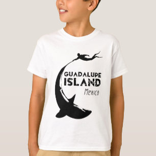 Camiseta Isla Guadalupe México Buceo con Tiburones